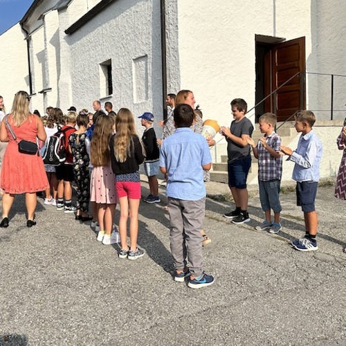 Applaus zur Begrüßung 