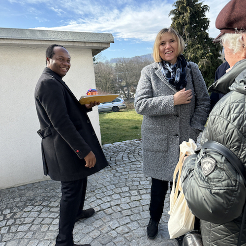 Pfarrer Kingsley freute sich über eine scharfe Suppe!