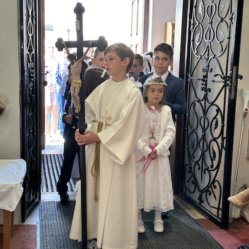 Einzug der Erstkommunionkinder