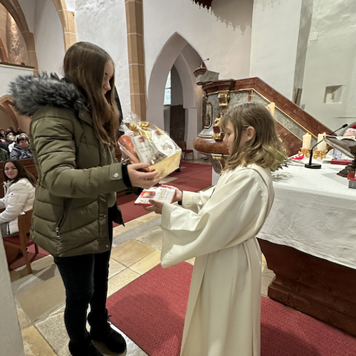 Vanessa wird verabschiedet